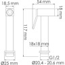 Гигиенический душ WASSERKRAFT A212