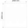 Шторка для ванной WASSERKRAFT VILS SC-10103