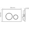 Система инсталляции для унитазов WASSERKRAFT DILL 61TLT.010.ME.CH02