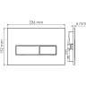 Система инсталляции для унитазов WASSERKRAFT DILL 61TLT.010.ME.MB03