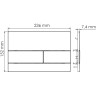 Система инсталляции для унитазов WASSERKRAFT DILL 61TLT.010.ME.MG04