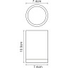 Стакан для зубных щеток WASSERKRAFT LOPAU K-3328
